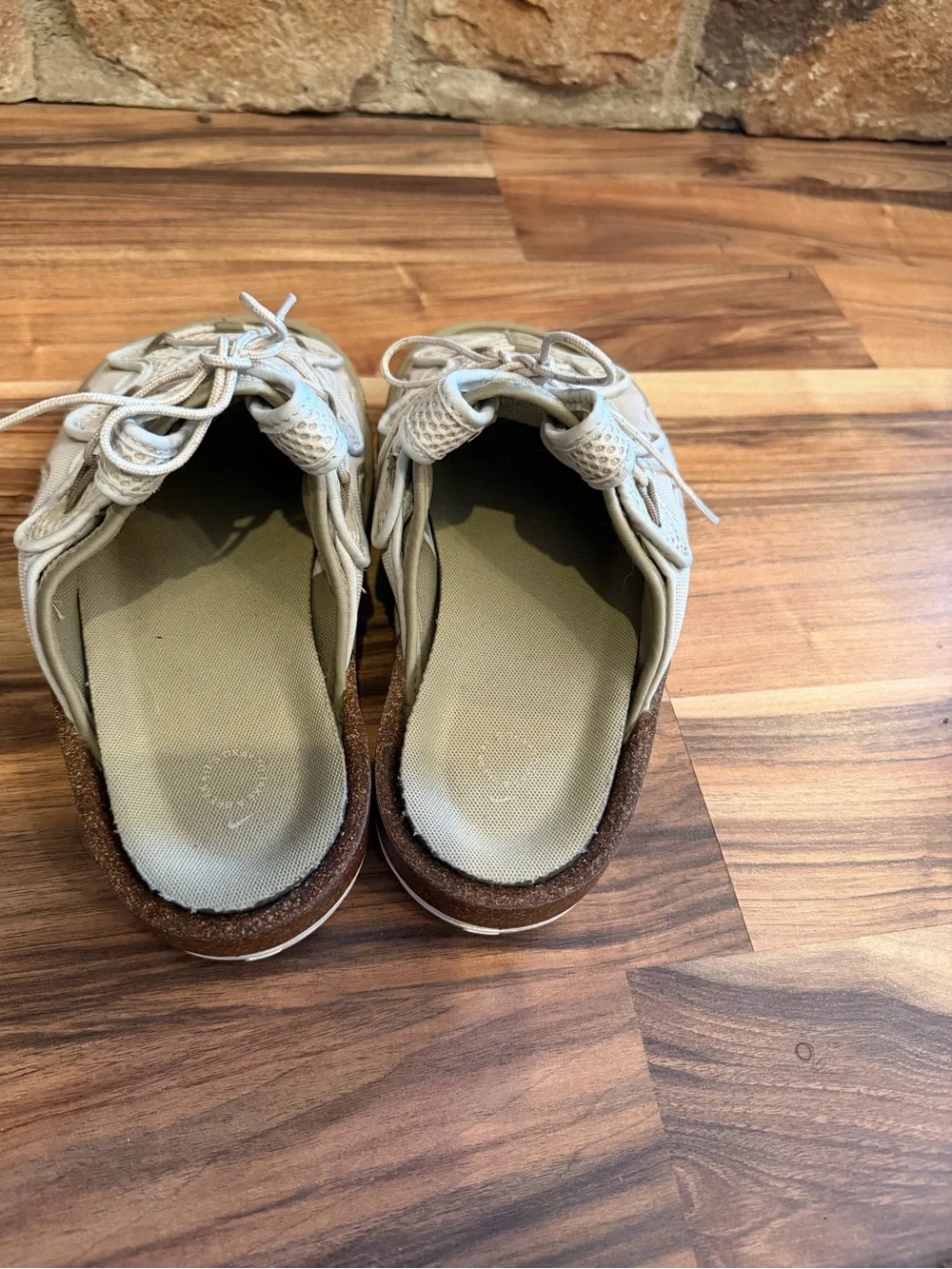 Nike Offline 2.0 Sandals Men’s Beige Tan Slip On Comfort Casual Slides Sz 7.5